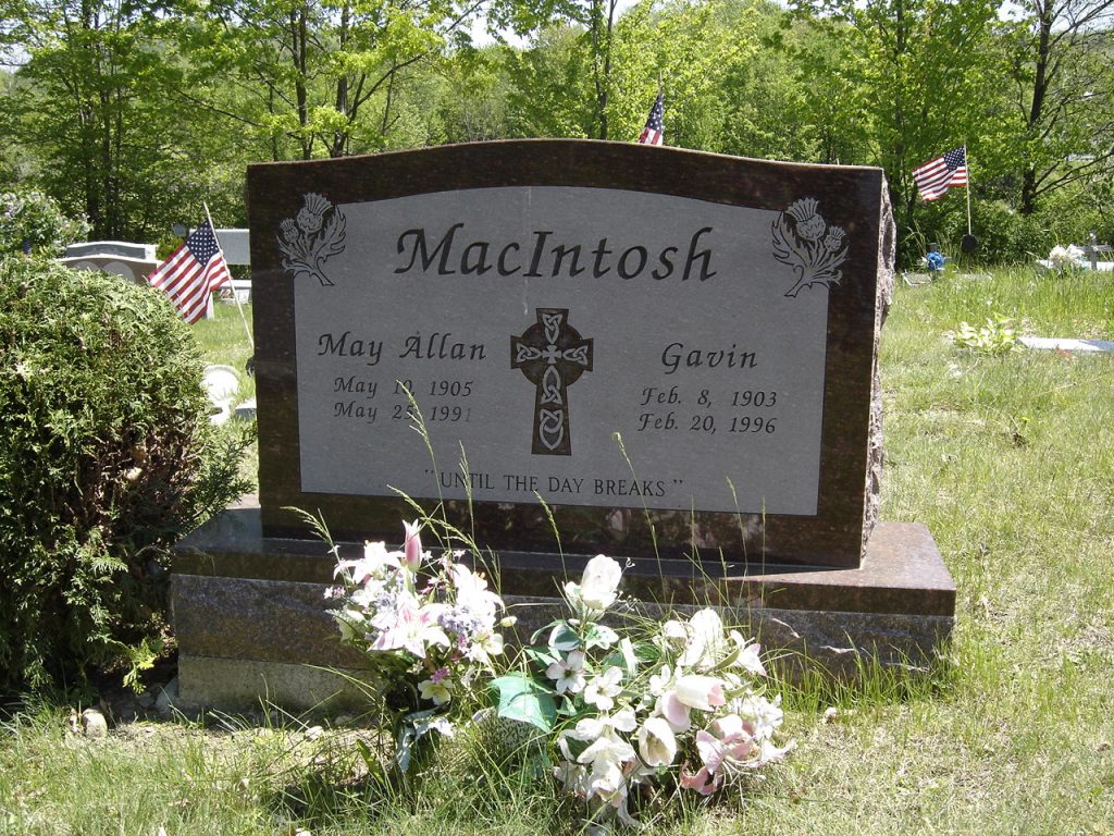 Image of a custom cemetery memorial monument headstone in the Glens Falls, NY area made by Loiselle Memorials in Hudson Falls, NY