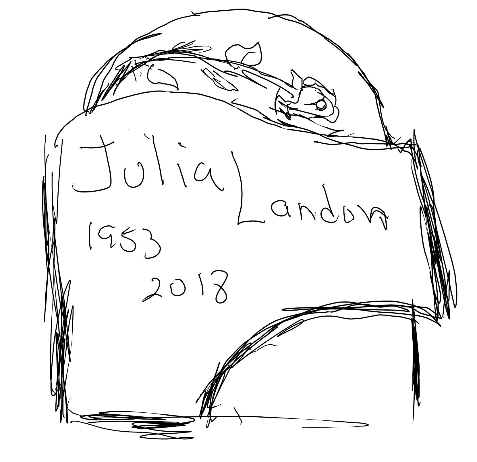 display sketch Loiselle Memorials Monuments Sketch