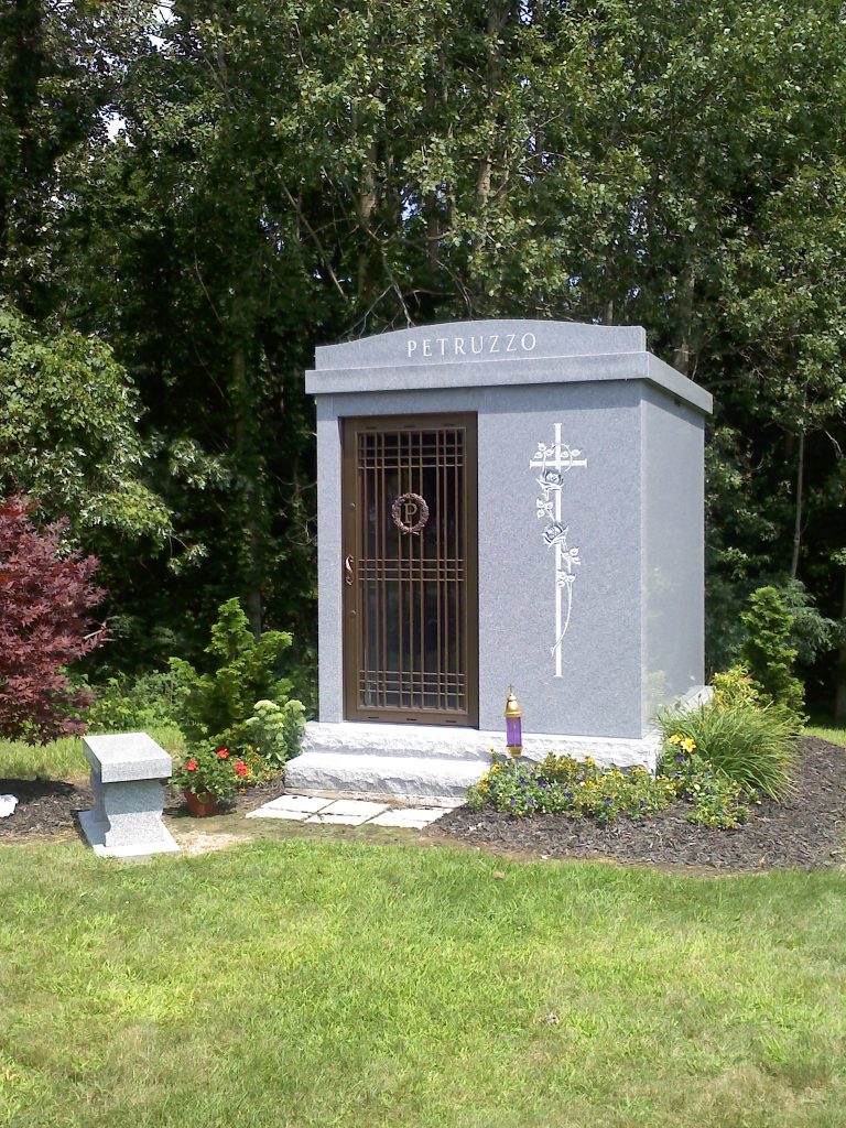 Image of a custom cemetery memorial monument headstone in the Glens Falls, NY area made by Loiselle Memorials in Hudson Falls, NY