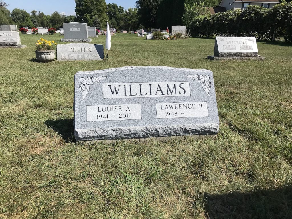 Image of a custom cemetery memorial monument headstone in the Glens Falls, NY area made by Loiselle Memorials in Hudson Falls, NY