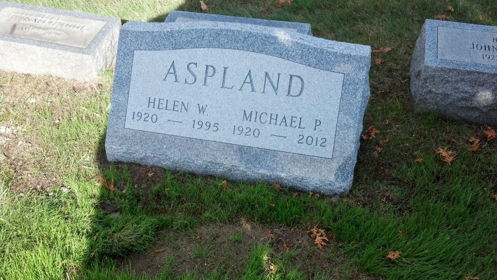 Image of a custom cemetery memorial monument headstone in the Glens Falls, NY area made by Loiselle Memorials in Hudson Falls, NY
