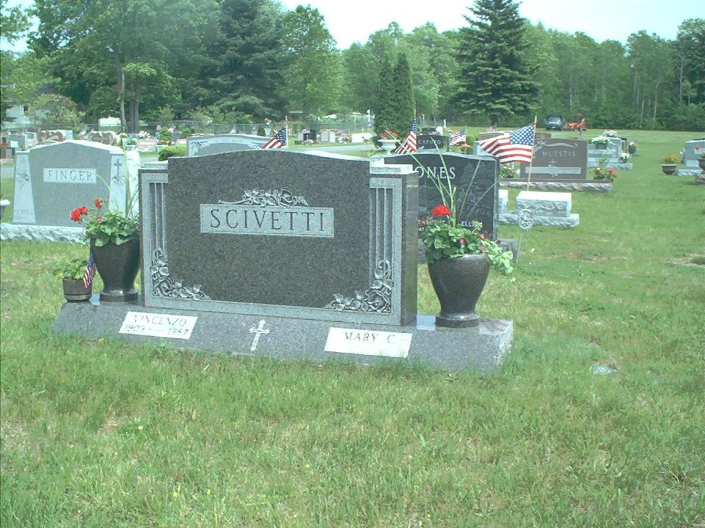 Image of a custom cemetery memorial monument headstone in the Glens Falls, NY area made by Loiselle Memorials in Hudson Falls, NY