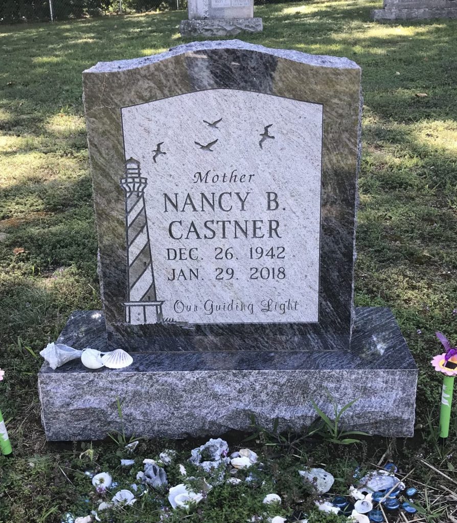 Image of a custom cemetery memorial monument headstone in the Glens Falls, NY area made by Loiselle Memorials in Hudson Falls, NY